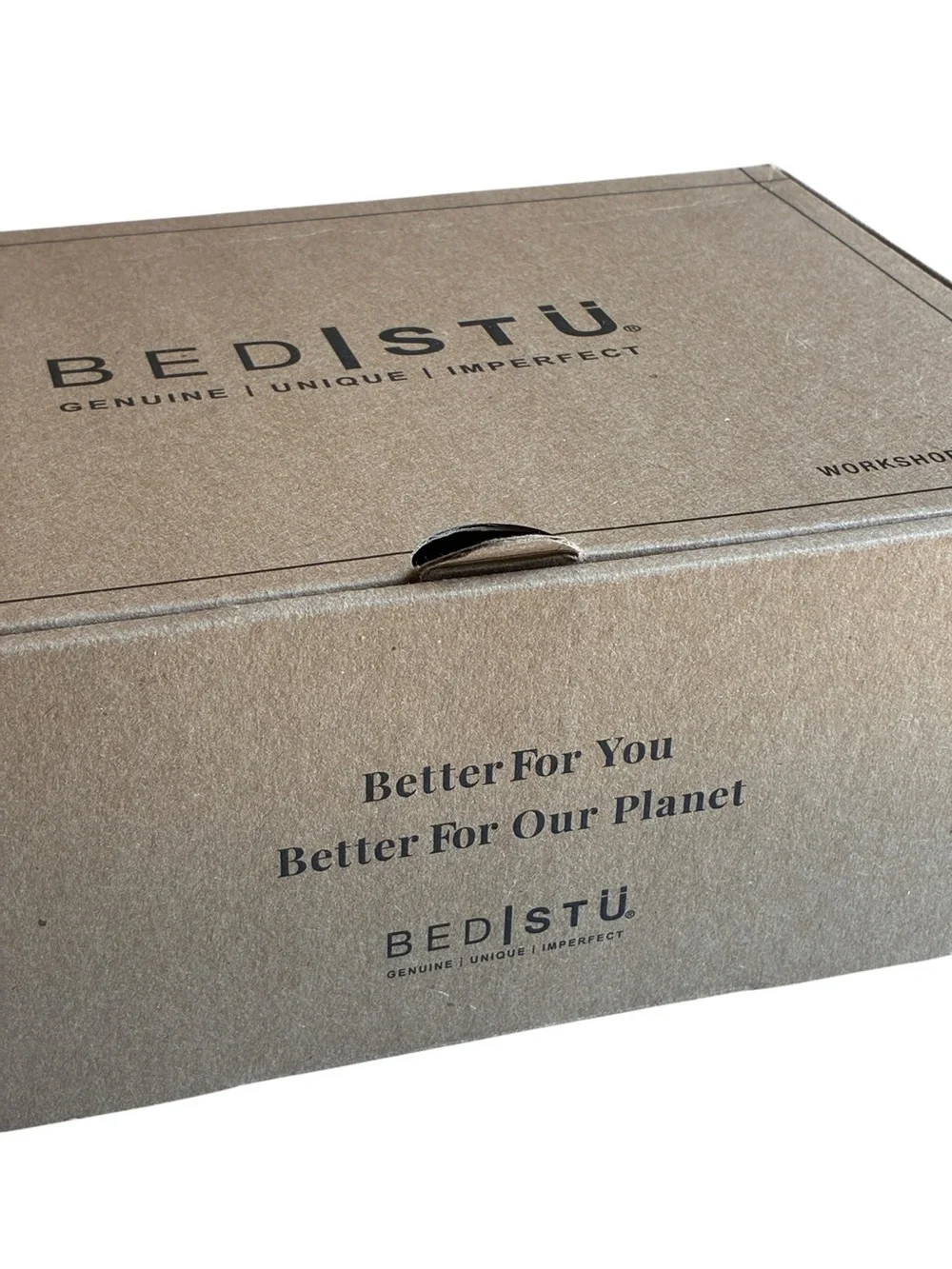 Bed|Stu Jetsetter Cold Brew Rustic Leather Platform Sandals Size 7 NWT